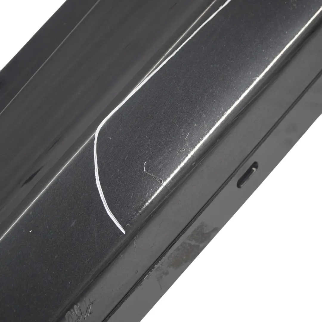 BMW E87 LCI Faldon lateral izquierdo Sill Strip Negro Zafiro Metalico - 475