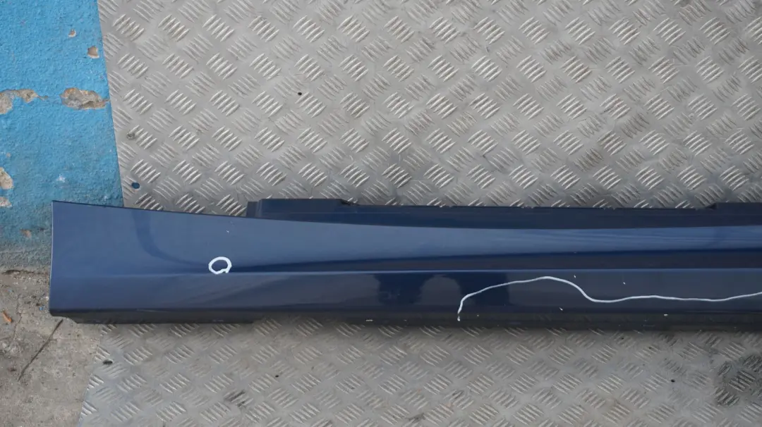 BMW E87N LCI Sill strip side skirt left Tiefseeblau Deep Sea Blu