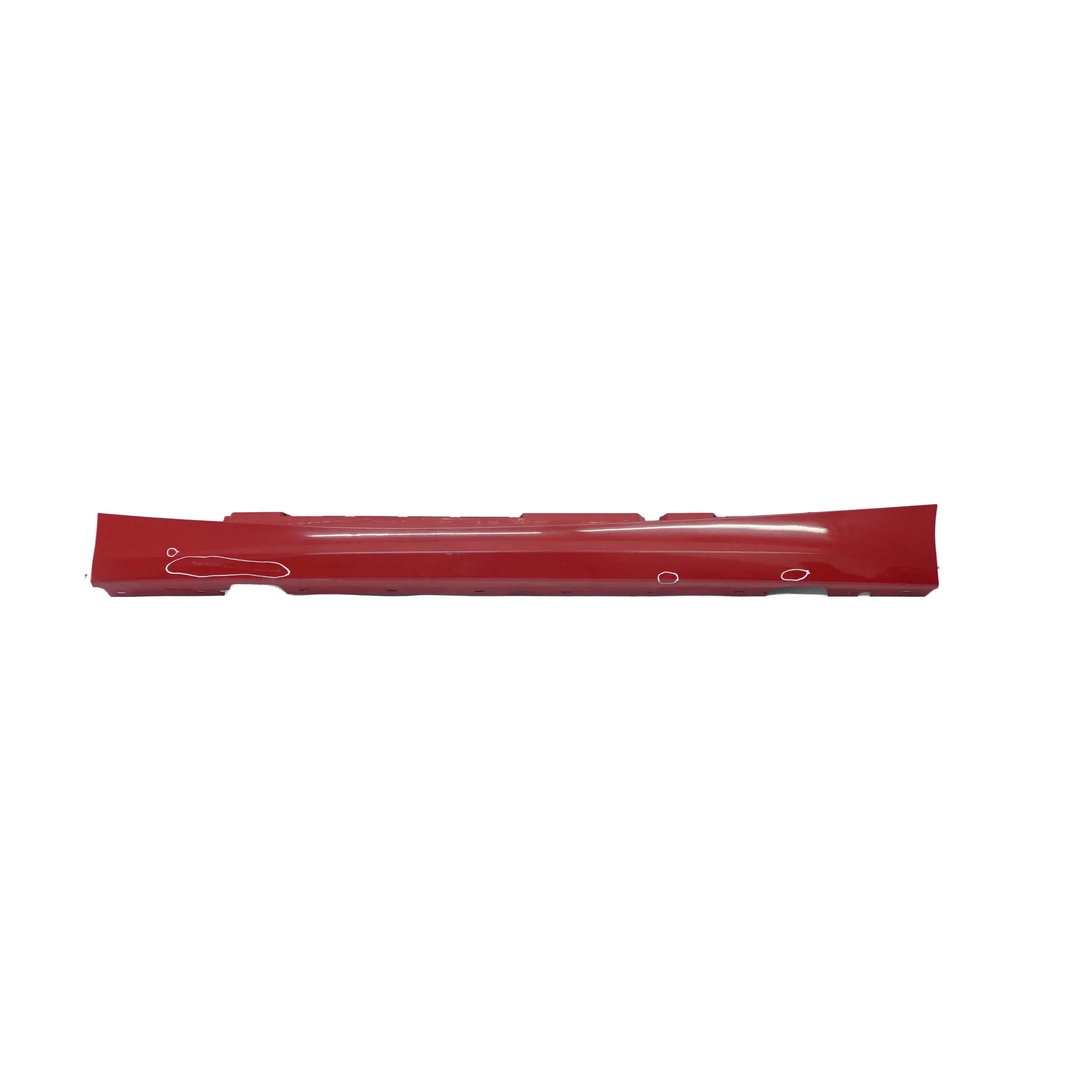 BMW E87 LCI Bas de Porte Couverture Seuil A Gauche Rouge Carmin Rouge A61