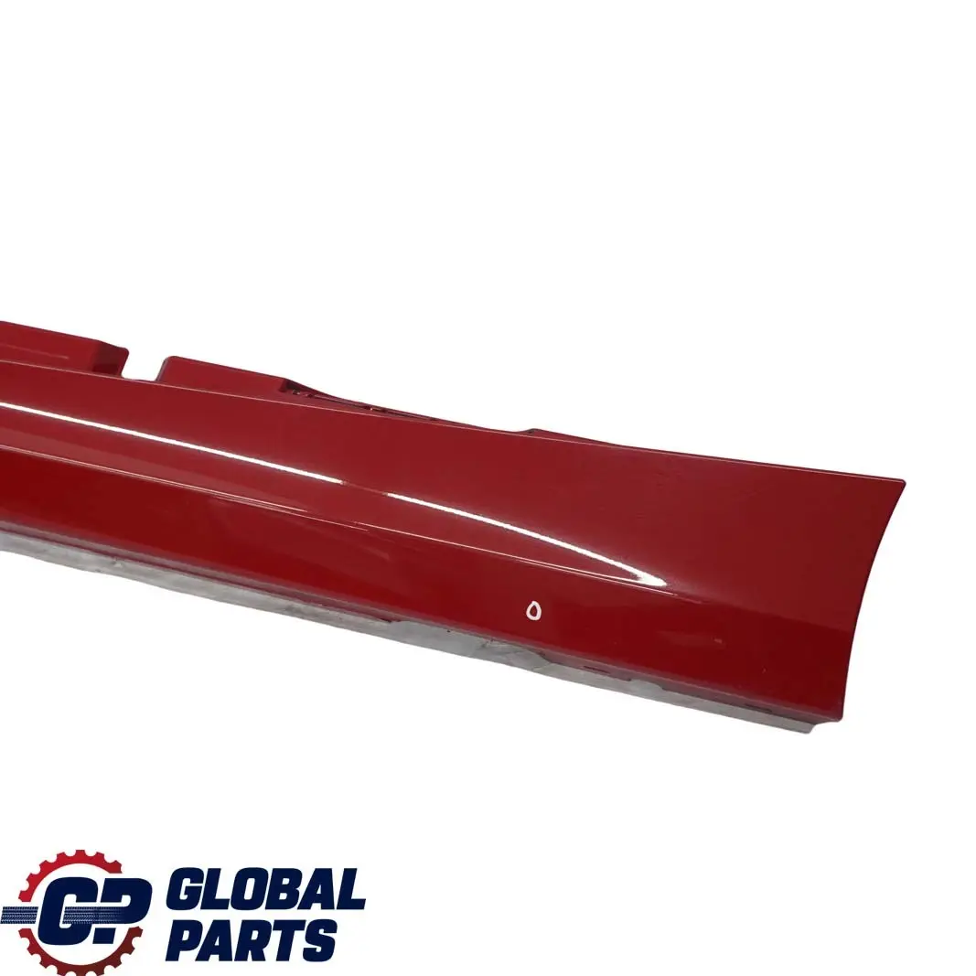 BMW E87 LCI Bas de Porte Couverture Seuil A Gauche Rouge Carmin Rouge - A61