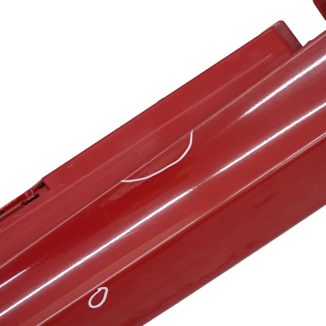 BMW 1 E87 LCI Sill Strip Side Skirt Left N/S Karmesinrot Crimson Red - A61