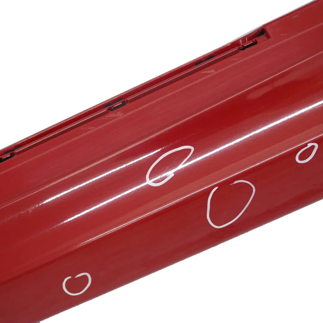 BMW 1 E87 LCI Sill Strip Side Skirt Left N/S Karmesinrot Crimson Red - A61