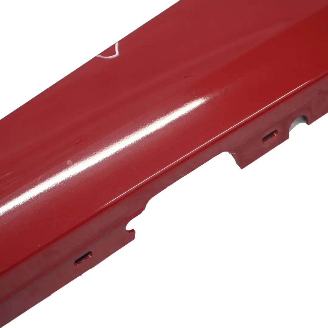 BMW 1 E87 LCI Sill Strip Side Skirt Left N/S Karmesinrot Crimson Red - A61