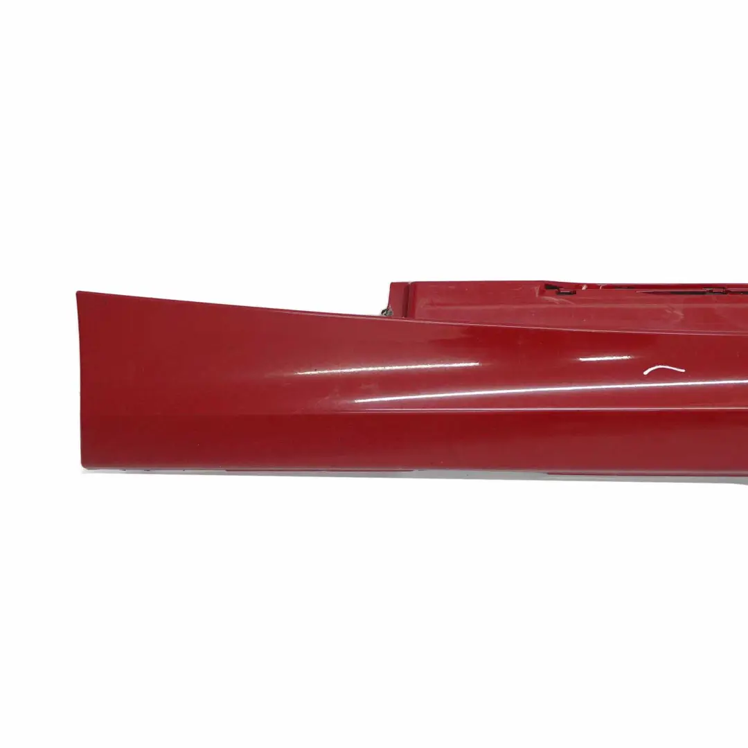 BMW E87 LCI Side Skirt Sill Strip Left N/S Karmesinrot Crimson Red - A61