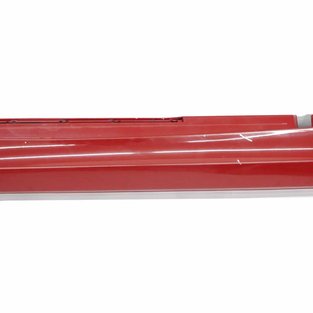 BMW E87 LCI Side Skirt Sill Strip Left N/S Karmesinrot Crimson Red - A61