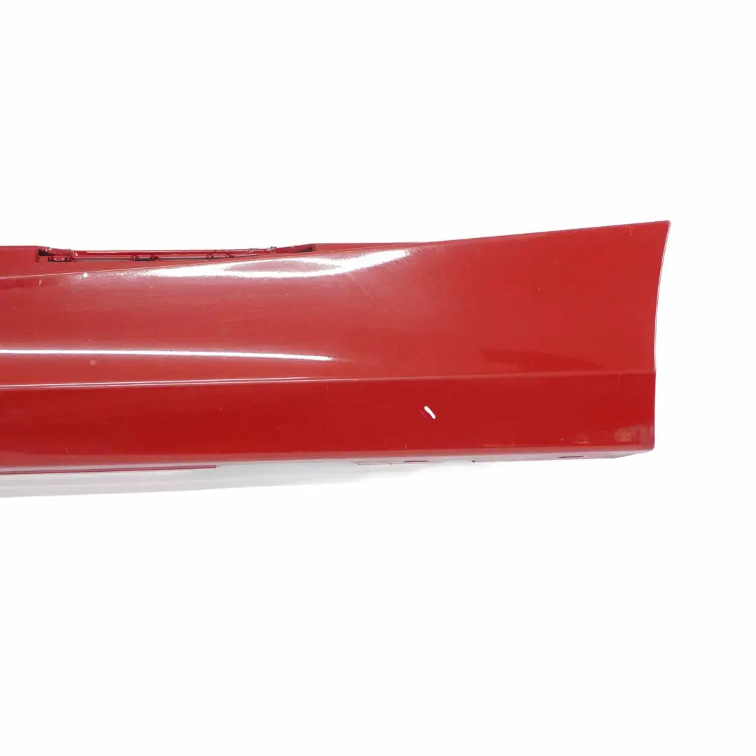 BMW E87 LCI Side Skirt Sill Strip Left N/S Karmesinrot Crimson Red - A61