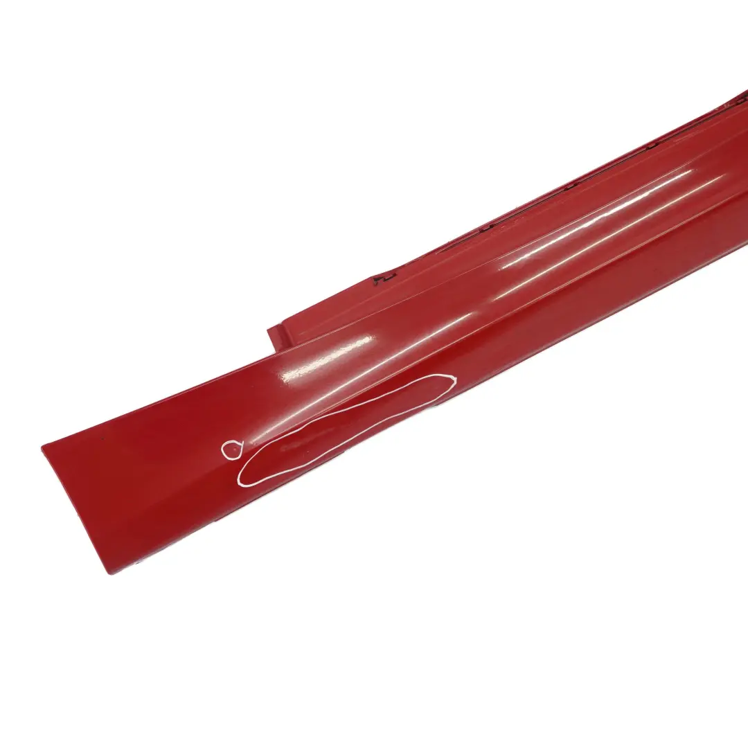 BMW E87 LCI Bas de Porte Couverture Seuil A Gauche Rouge Carmin Rouge A61