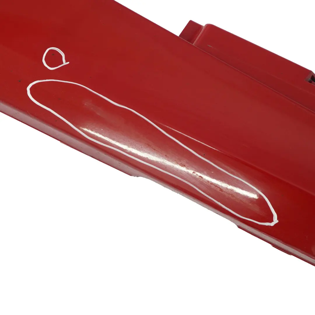 BMW E87 LCI Bas de Porte Couverture Seuil A Gauche Rouge Carmin Rouge A61