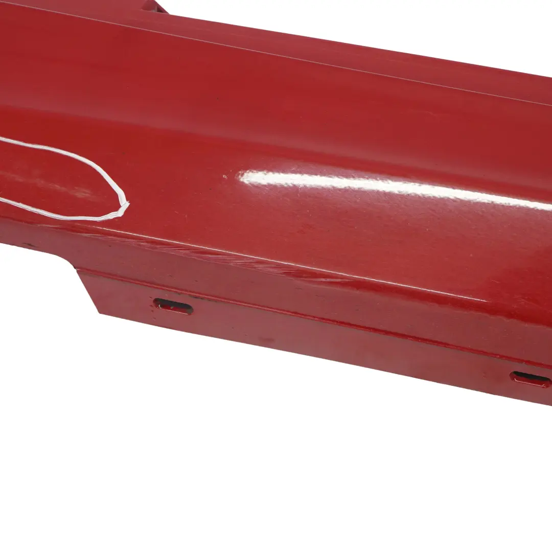 BMW E87 LCI Bas de Porte Couverture Seuil A Gauche Rouge Carmin Rouge A61