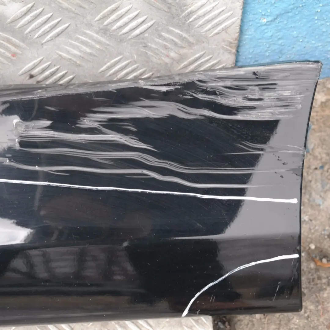 BMW E87 LCI Bas de Porte Couverture Seuil A Gauche Noir De