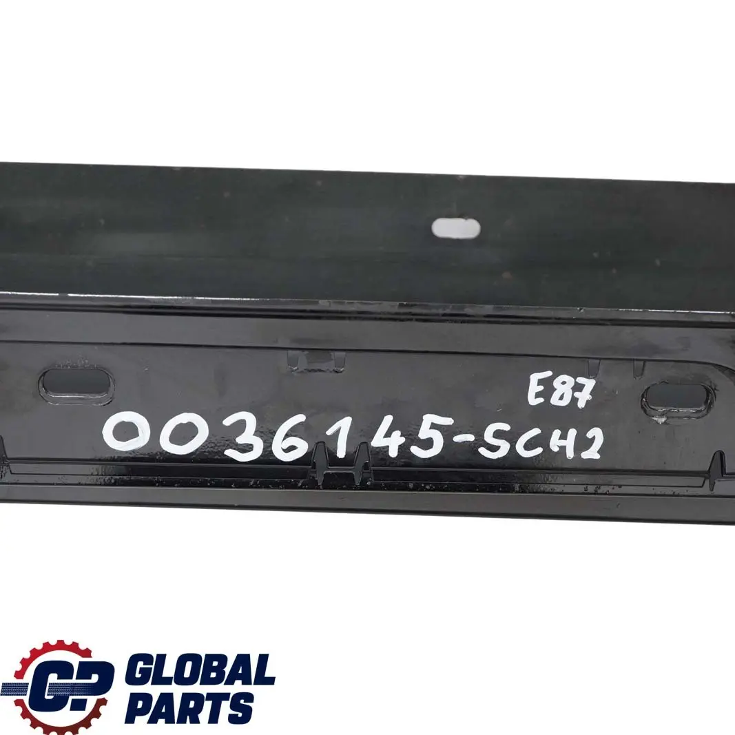 BMW E87N LCI 2 Sill Strip Faldon Lateral Izquierdo Schwarz 2 Negro - 668