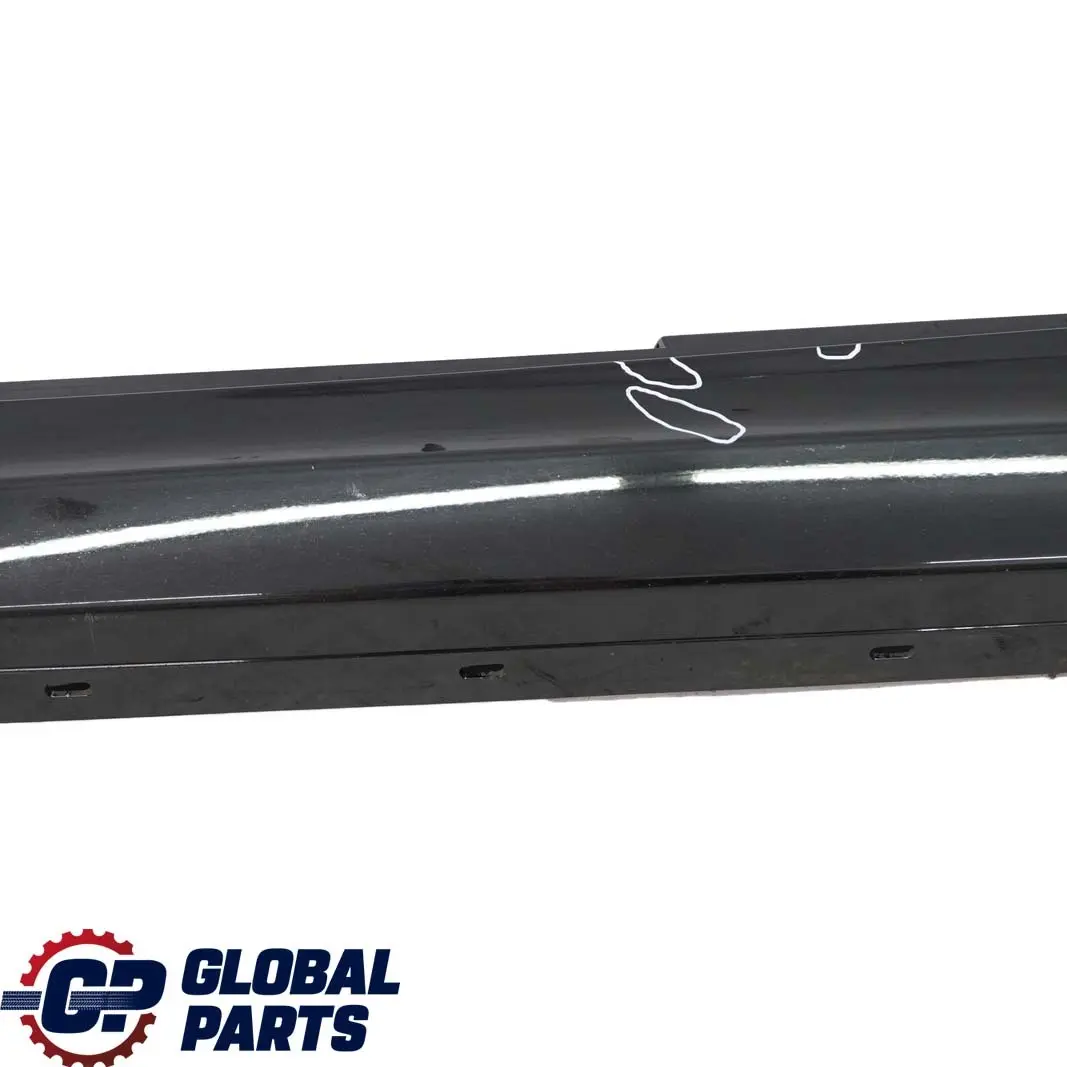 BMW E87N LCI 2 Sill Strip Faldon Lateral Izquierdo Schwarz 2 Negro - 668