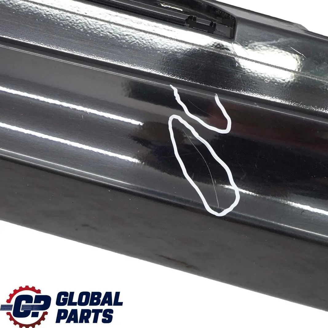 BMW E87N LCI 2 Sill Strip Faldon Lateral Izquierdo Schwarz 2 Negro - 668