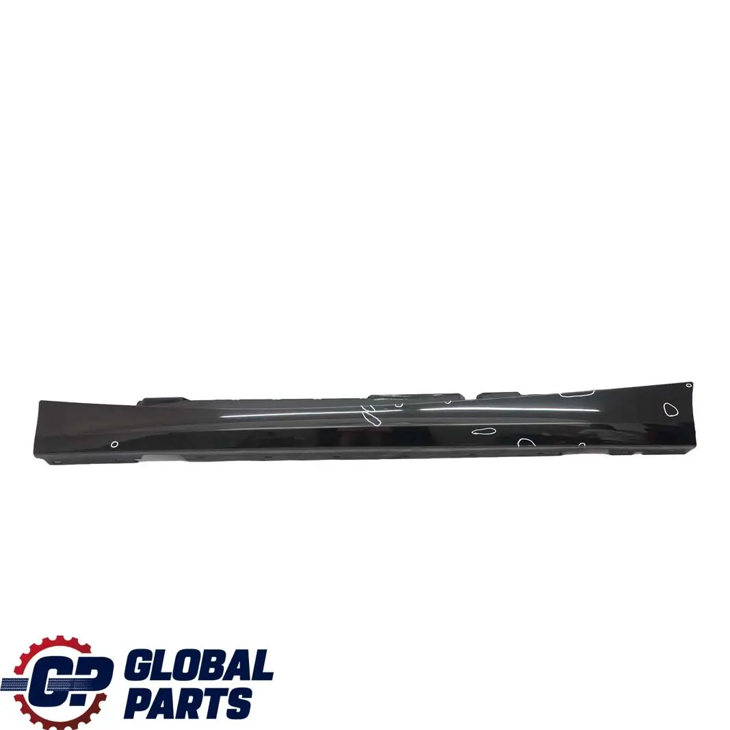 BMW E87N LCI 2 Sill Strip Faldon Lateral Izquierdo Schwarz 2 Negro - 668