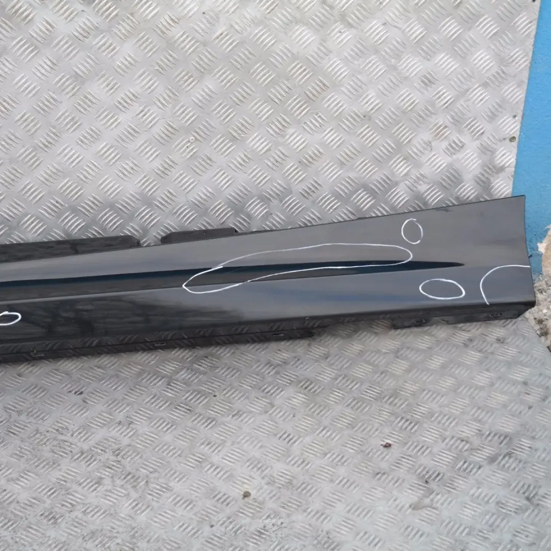 BMW E87N LCI Bas de Porte Couverture Seuil A Gauche Noire