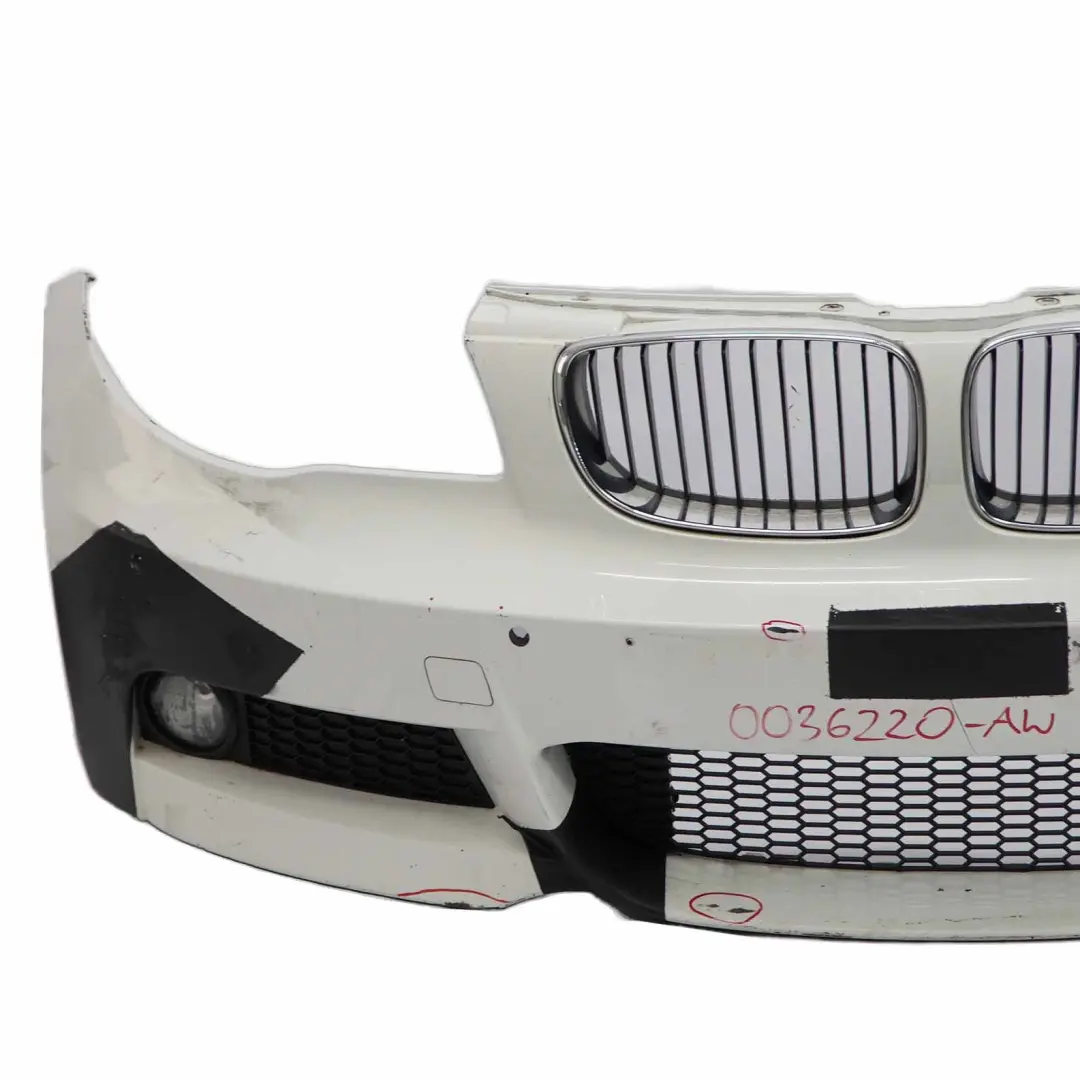 Front Bumper BMW E82 E88 M Sport PDC Trim Panel Alpinweiss Alpine White 3 - 300