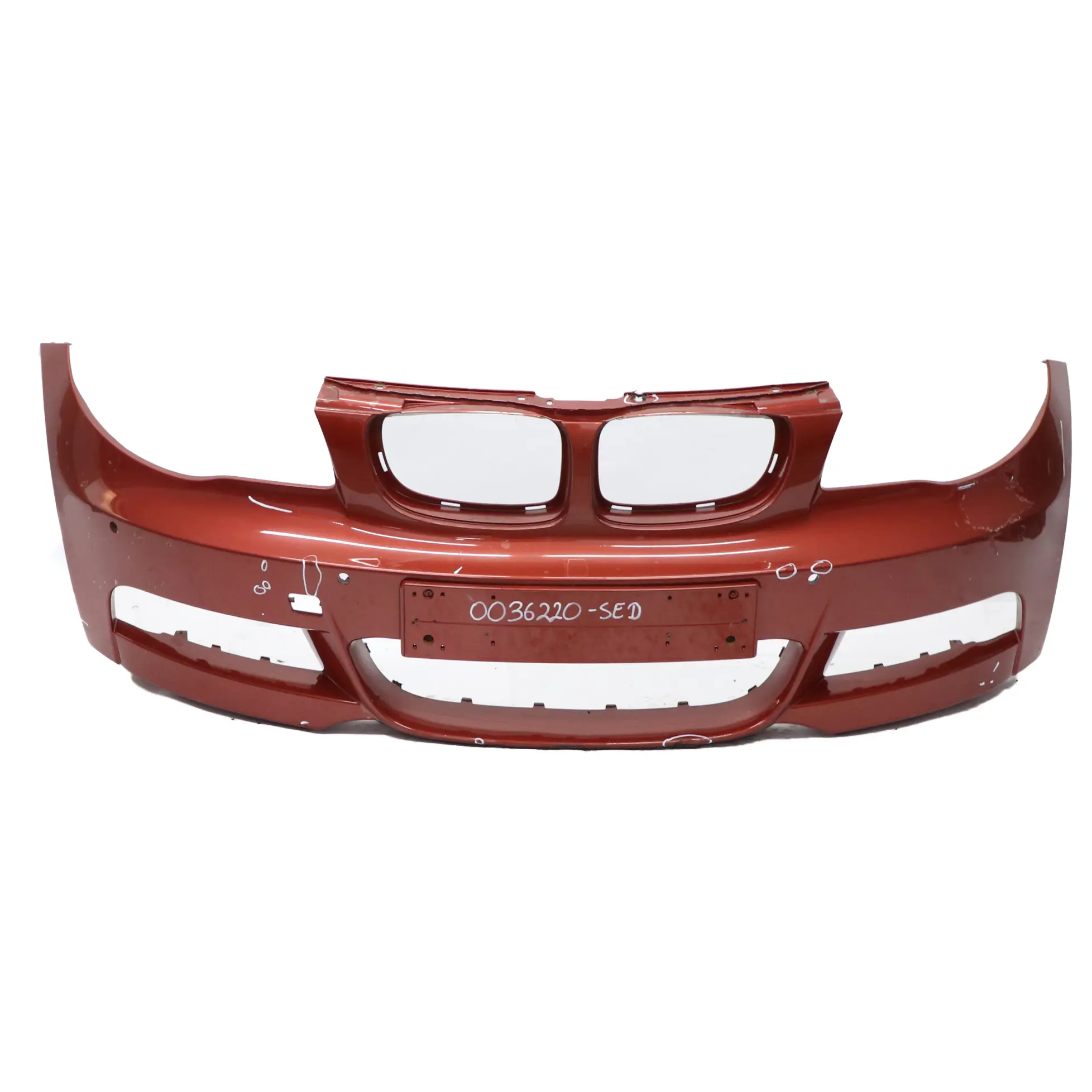 Front Bumper BMW E82 E88 M Sport PDC Trim Panel Sedonarot Red Metallic - A79