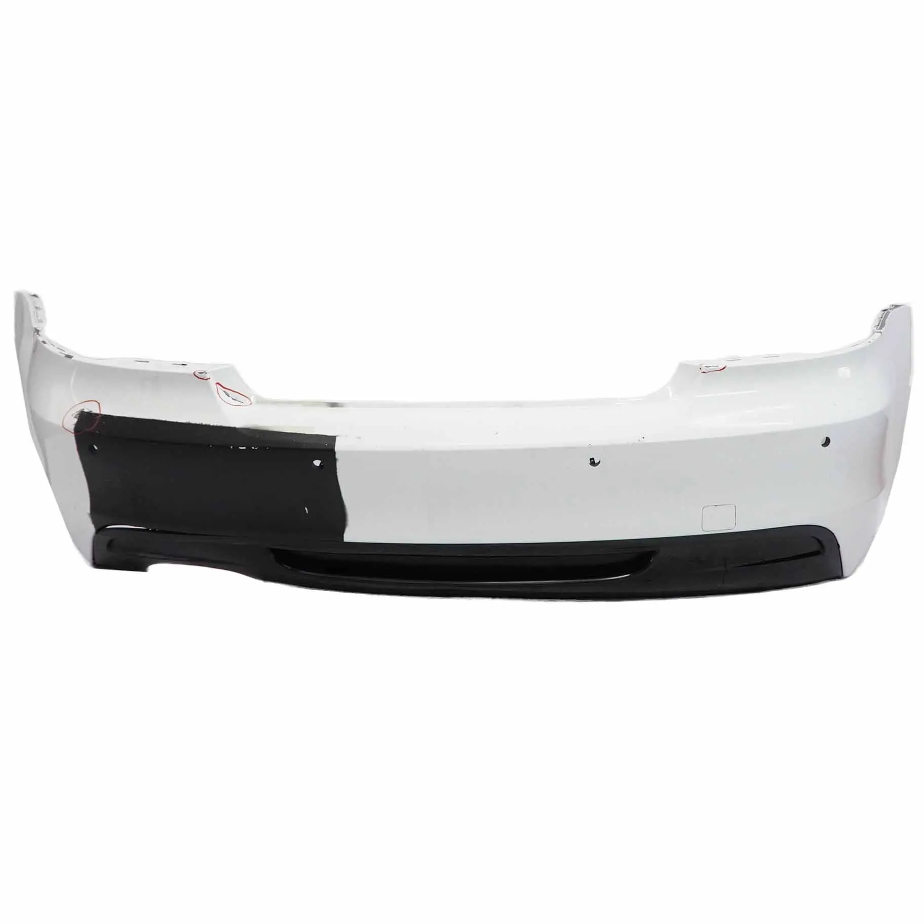 BMW E82 E88 M Sport Rear Bumper Trim Panel Alpinweiss Alpine White - 300