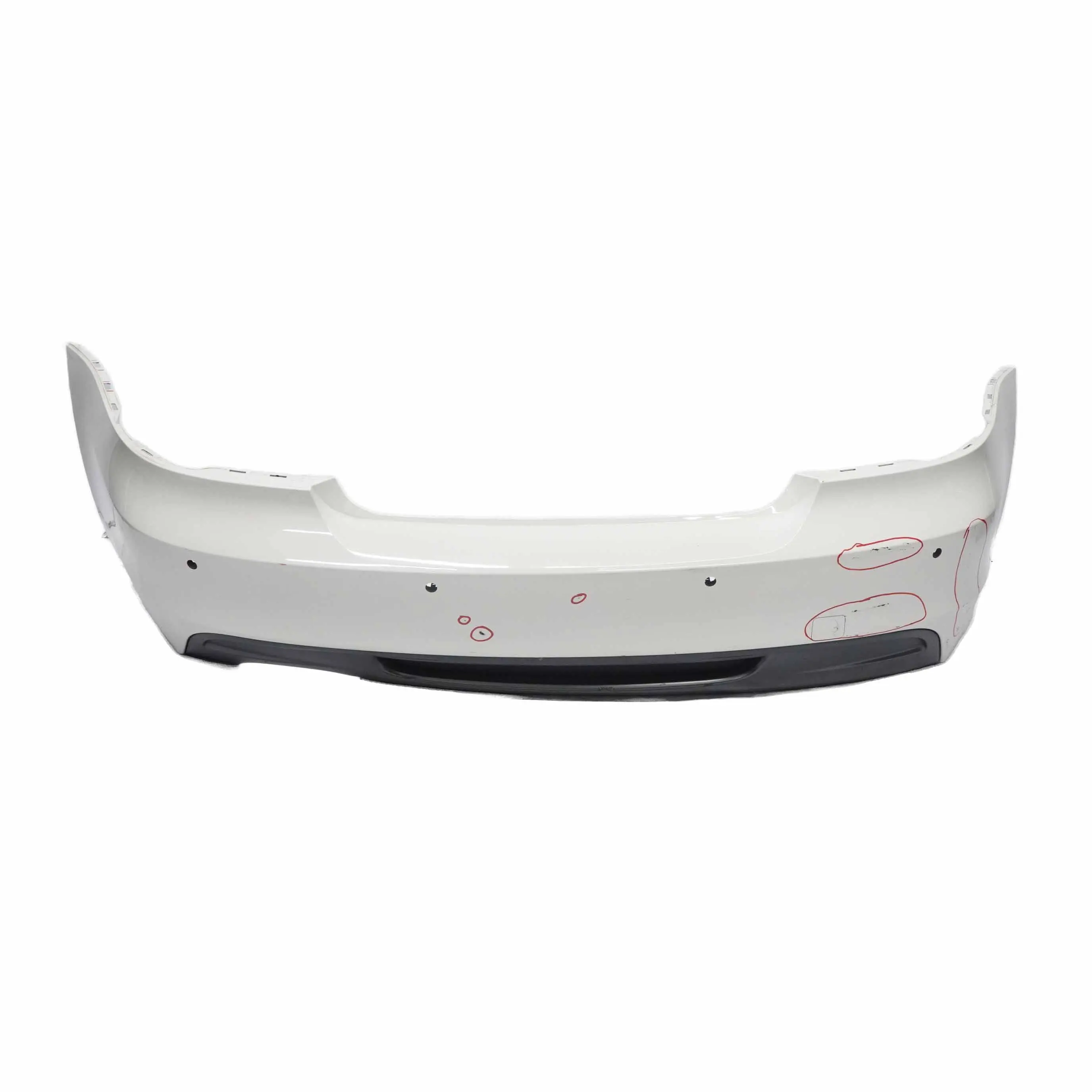 BMW E82 E88 Rear Bumper M Sport Trim Panel Alpinweiss Alpine White - 300