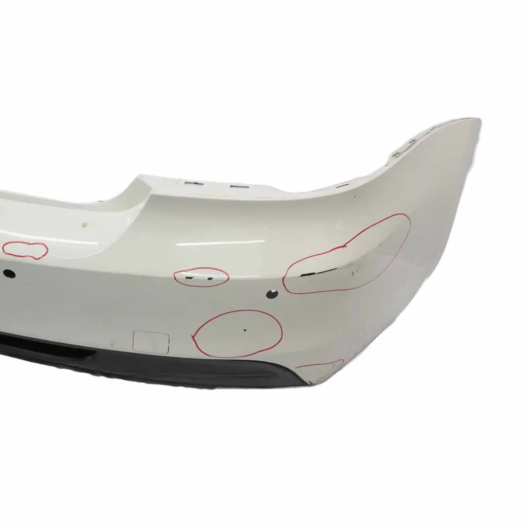 BMW E82 E88 Rear Bumper M Sport Trim Panel Alpinweiss Alpine White - 300