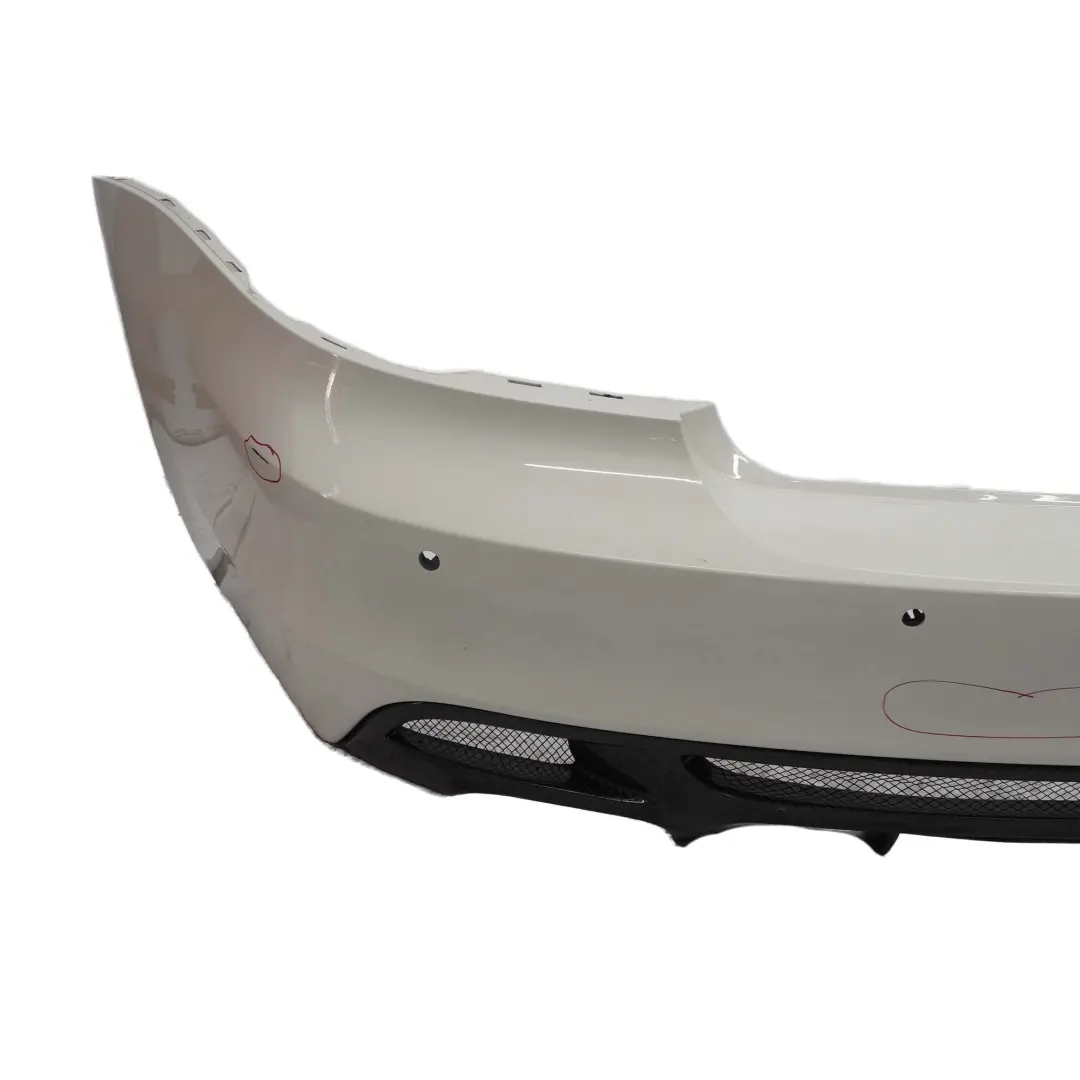 Bumper Rear BMW E82 M Sport Trim Panel Aero Look Alpinweiss Alpine White - 300