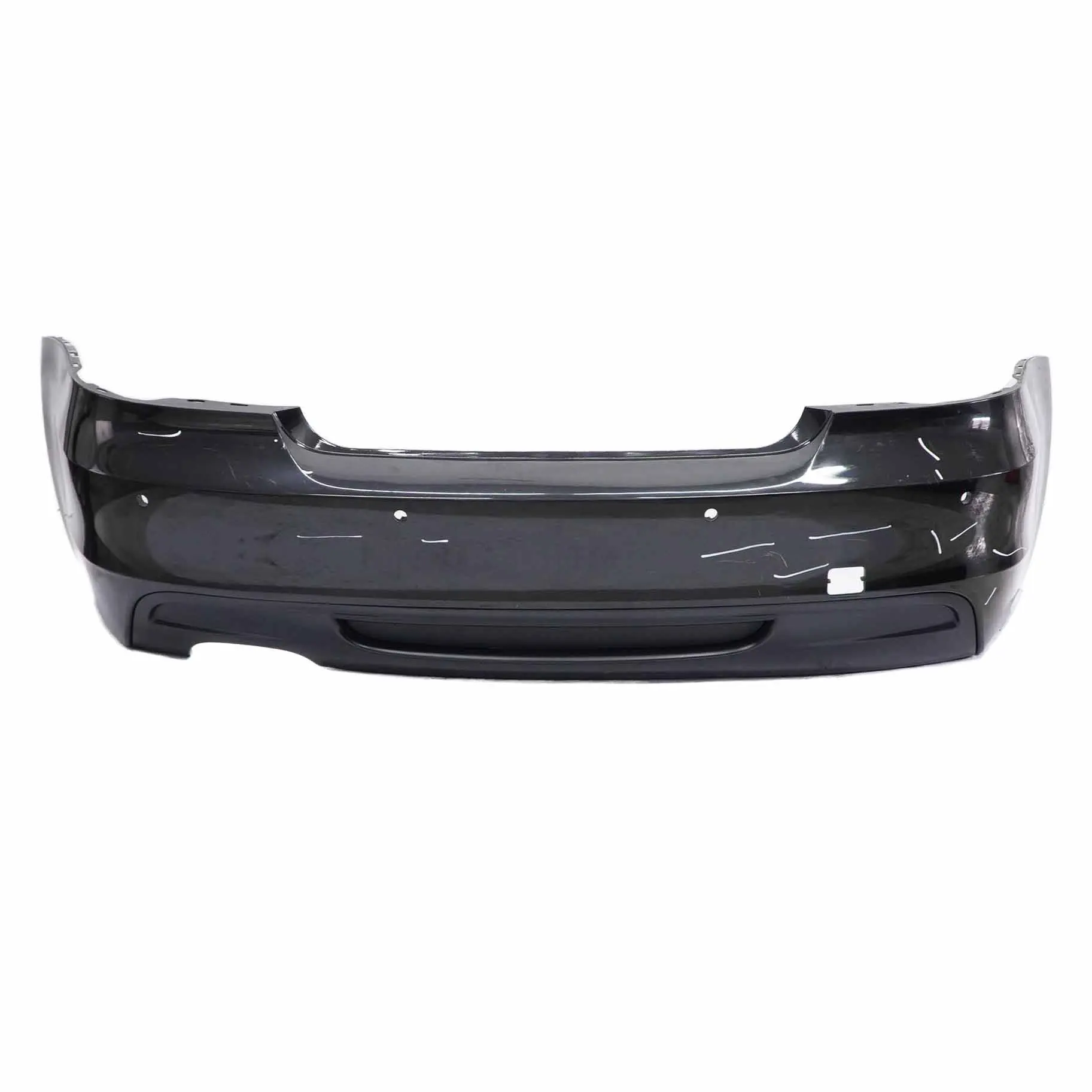 BMW E82 E88 M Sport Rear Bumper Trim Panel Black Sapphire Metallic - 475