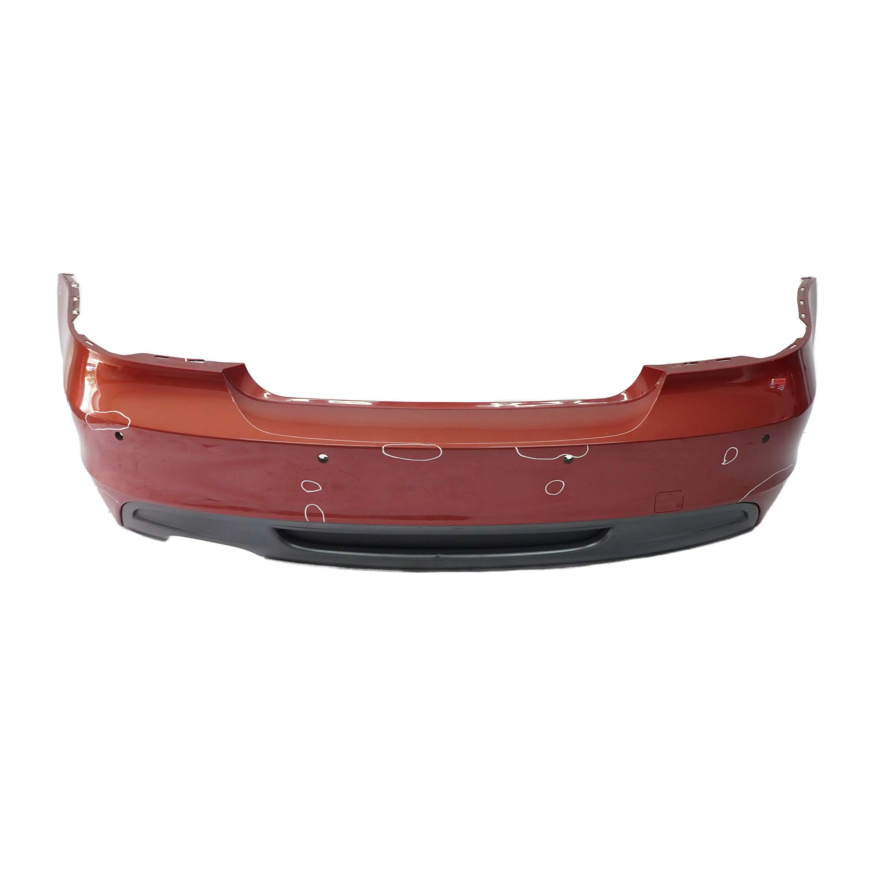 BMW E82 E88 Rear Bumper M Sport Trim Panel Sedonarot Red Metallic - A79