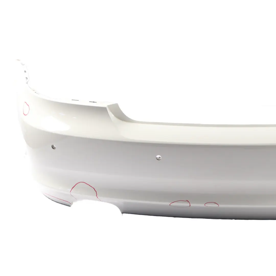 BMW E82 E88 Trim Panel Bumper Rear Alpinweiss Alpine White - 300