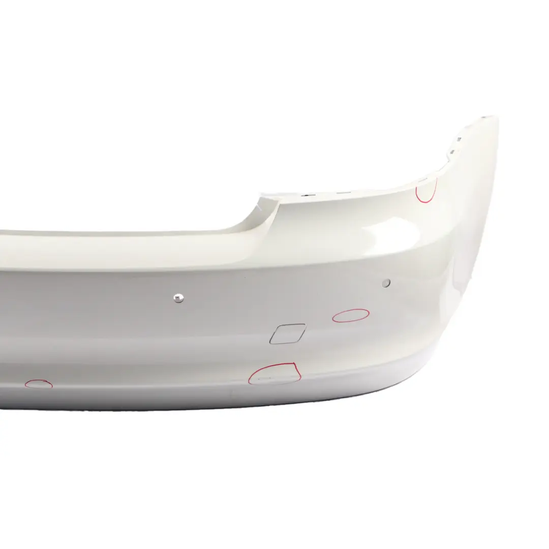 BMW E82 E88 Trim Panel Bumper Rear Alpinweiss Alpine White - 300