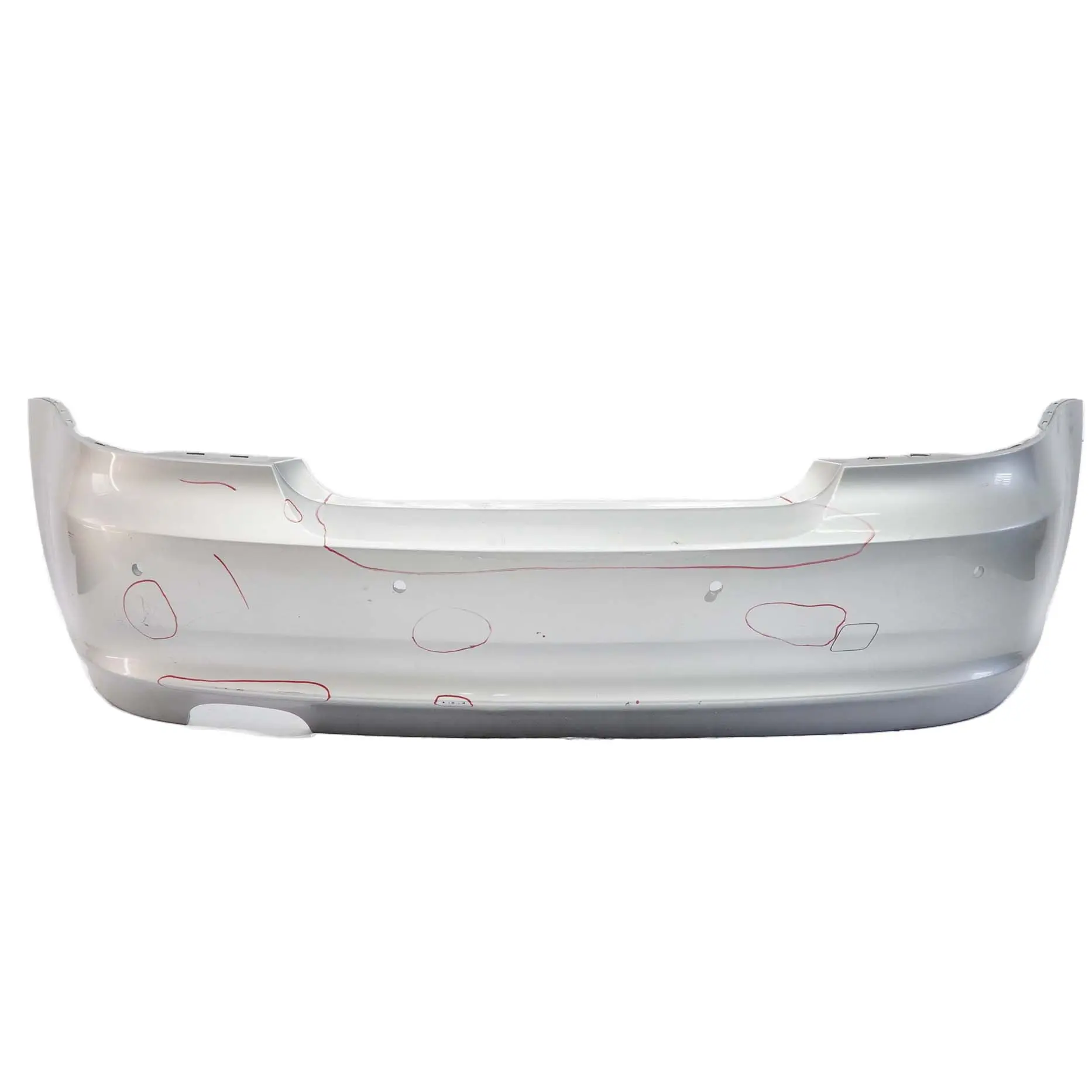 BMW E82 E88 Rear Bumper Trim Panel PDC Titansilber Titan Silver Metallic - 354