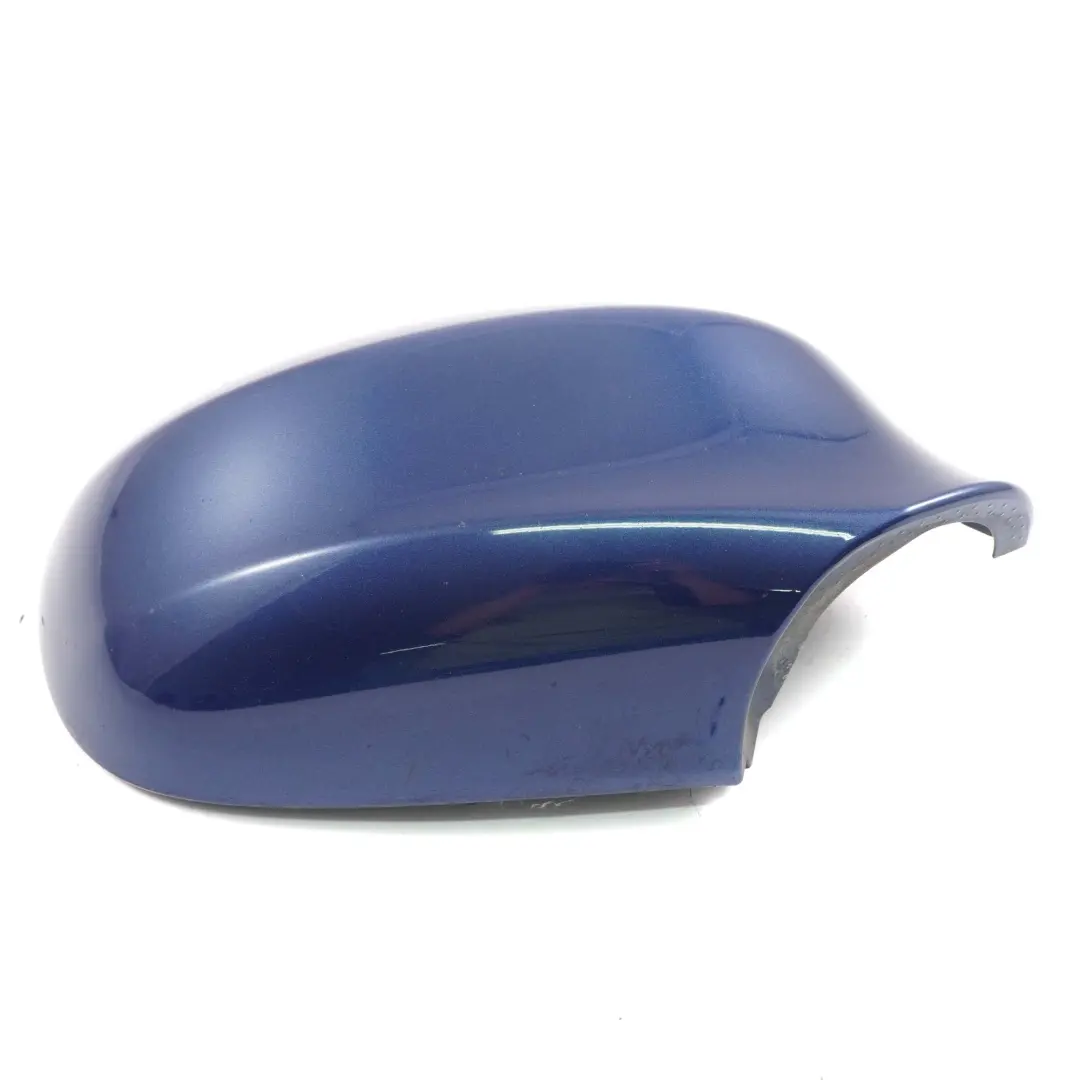 BMW E90 E91 LCI Right Cover Cap O/S Casing Wing Mirror Le Mans Blue - 381