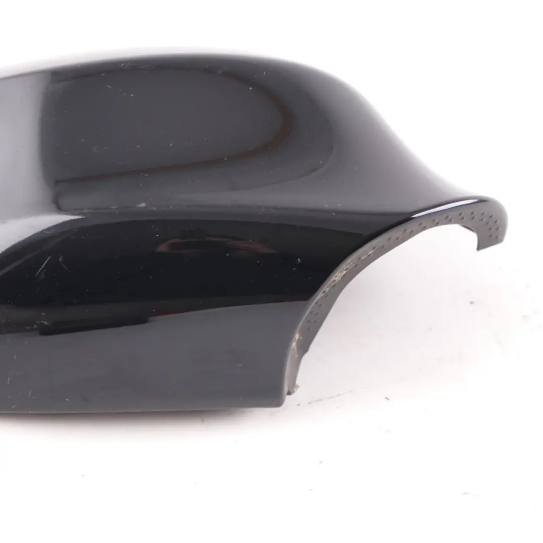 Wing Mirror Cover BMW E90 E91 LCI Right Cap O/S Casing Schwarz Black 0036828