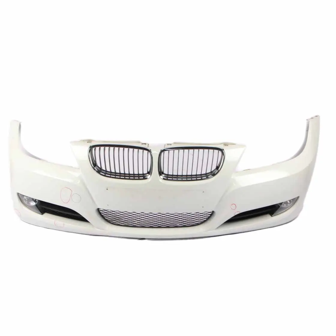 BMW E90 LCI Front Bumper Trim Panel Complete Alpinweiss 3 White - 300