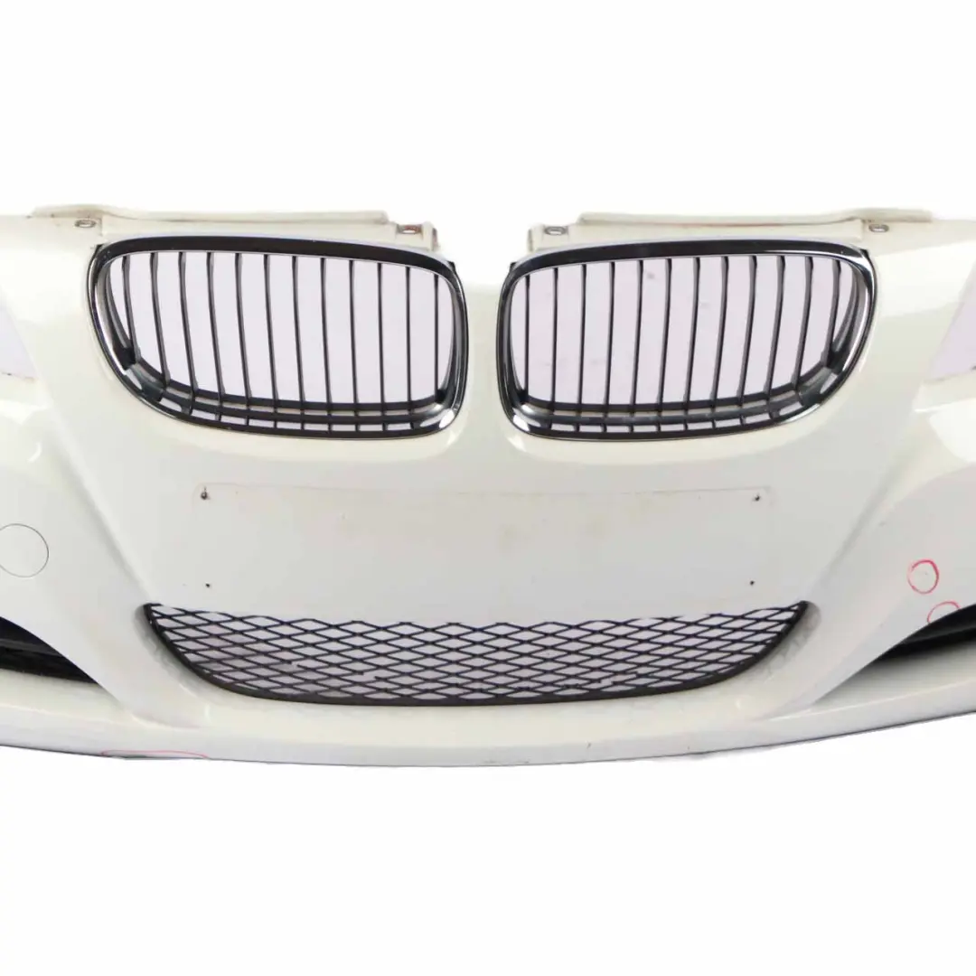 BMW E90 LCI Front Bumper Trim Panel Complete Alpinweiss 3 White - 300