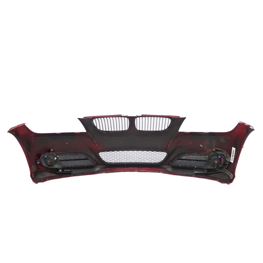 BMW 3 E90 E91 LCI Complete Front Bumper Trim Panel Karmesinrot Crimson Red A61