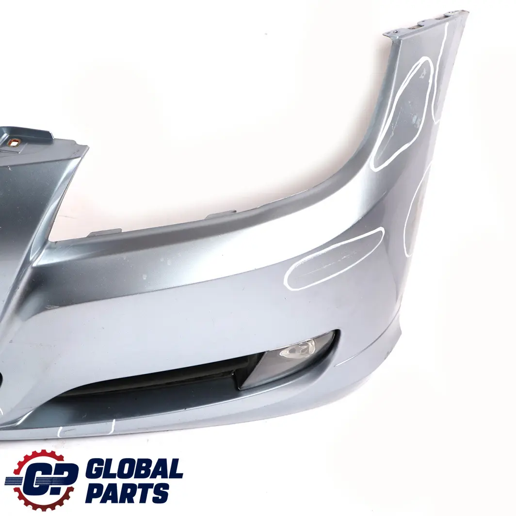 BMW 3 E90 E91 LCI 1 Front Bumper Trim Panel Complete Bluewater Metallic - 896