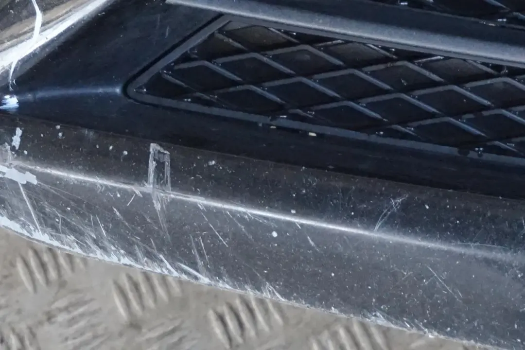 BMW 3 E90 E91 LCI Front Bumper Trim Panel Complete Black Sapphire - 475