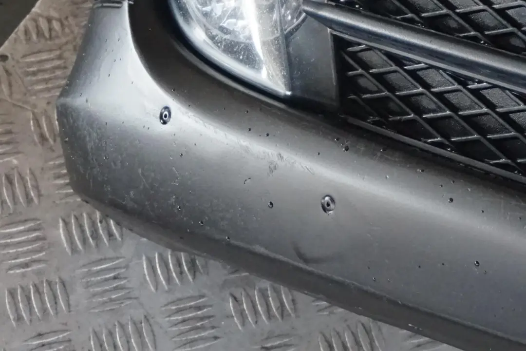 BMW 3 E90 E91 LCI Front Bumper Trim Panel Complete Black Sapphire - 475