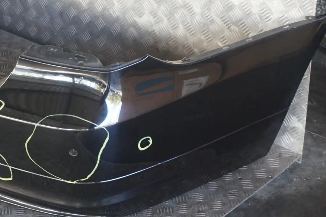 BMW 3 Series E90 LCi 1 Lift Rear Bumper Trim Panel Schwarz 2 Black - 668