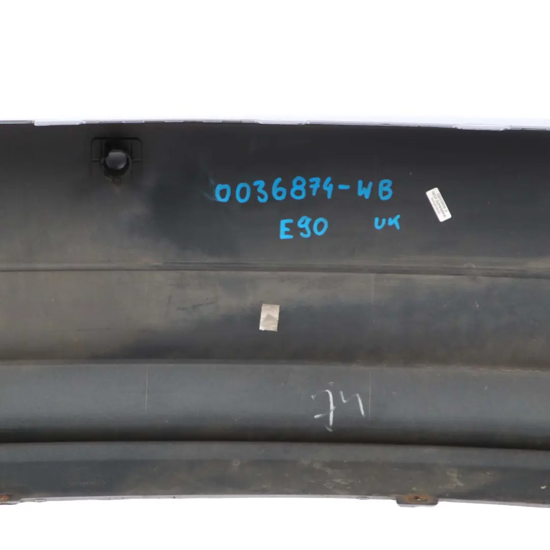 BMW 3 E90 LCI Lift Rear Bumper Trim Panel Bluewater Blue Water Metallic - 896