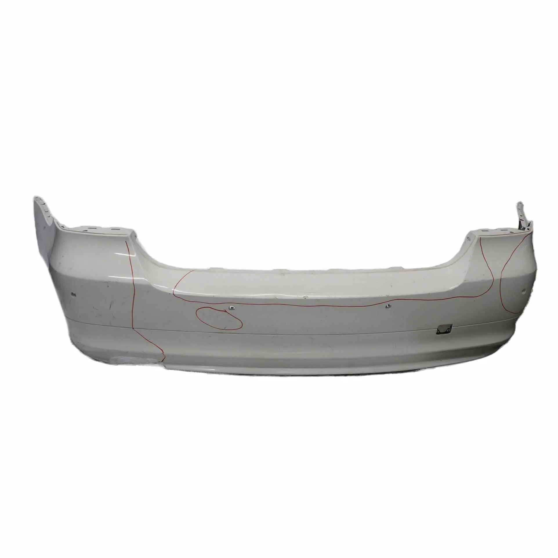 Bumper Rear BMW E90 LCI Lift Trim Panel PDC Alpinweiss Alpine White 3 - 300