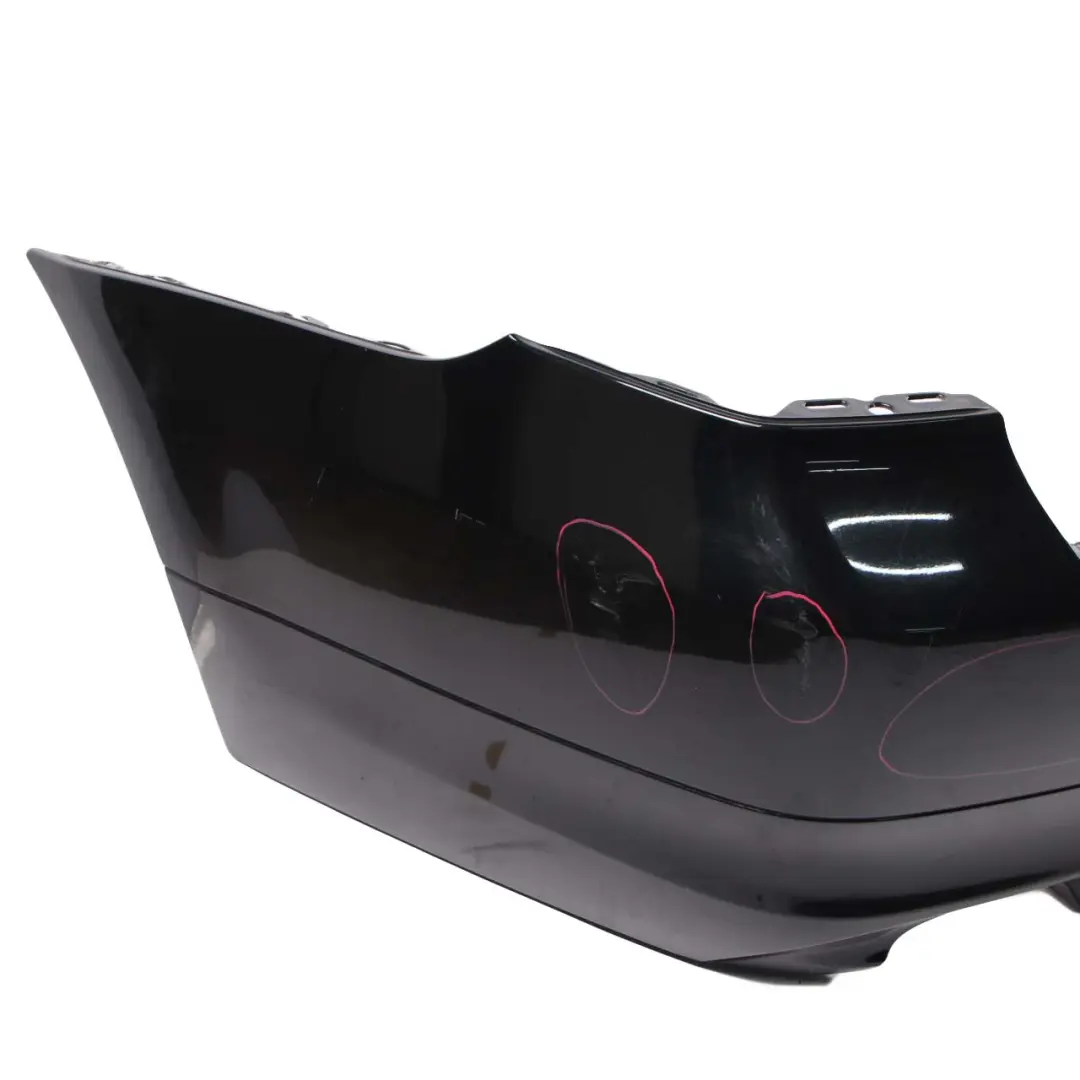 BMW 3 E91 LCI Touring Rear Bumper Trim Panel Schwarz 2 Black - 668