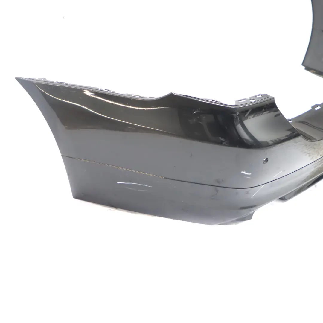 BMW E91 LCI Touring Rear Bumper Trim Panel Black Sapphire Metallic - 475