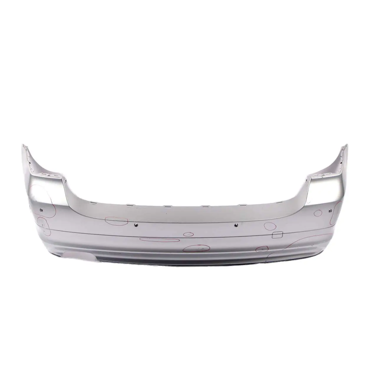 BMW 3 E91 LCI Bumper Rear Touring Trim Panel Titansilber Silver Metallic - 354