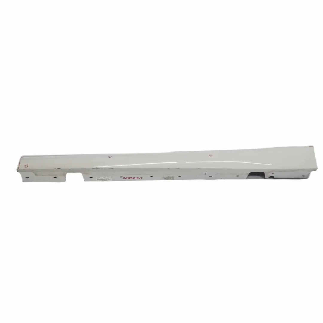 BMW E90 E91 LCI Sill Strip Faldon Lateral Izquierdo Alpinweiss Blanco - 300