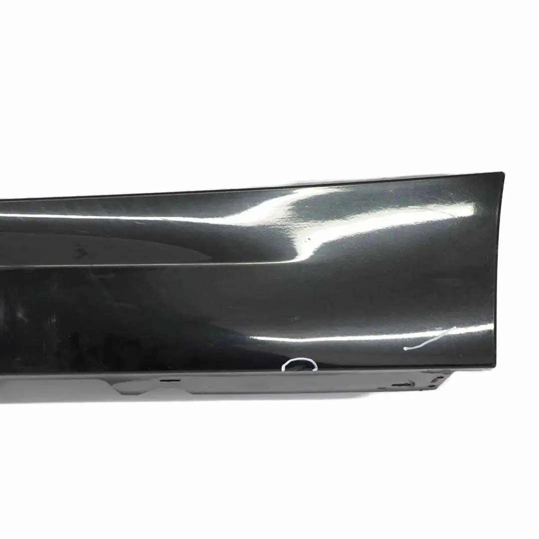 BMW E90 E91 LCI Bas de Porte Couverture Seuil A Gauche Noir Saphir Metallique