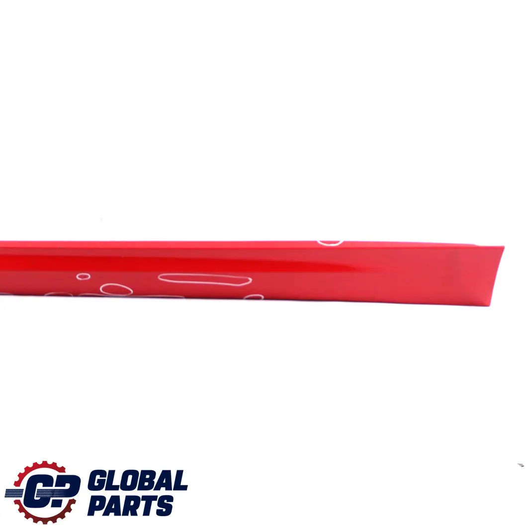 BMW E90 E91 LCI Cover Sill Strip Side Skirt Left N/S Karmesinrot Red A61