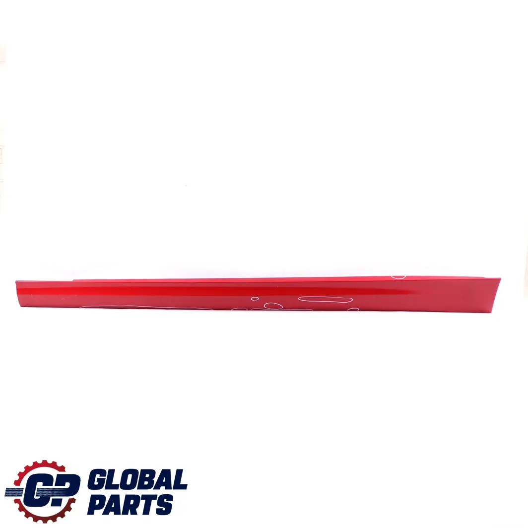 BMW E90 E91 LCI Cover Sill Strip Side Skirt Left N/S Karmesinrot Red A61