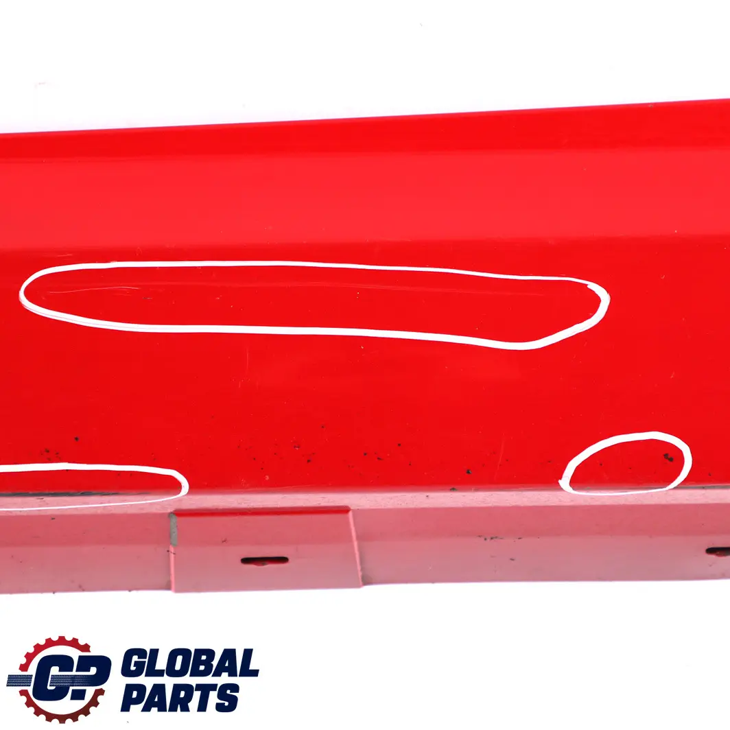 BMW E90 E91 LCI Cover Sill Strip Side Skirt Left N/S Karmesinrot Red A61