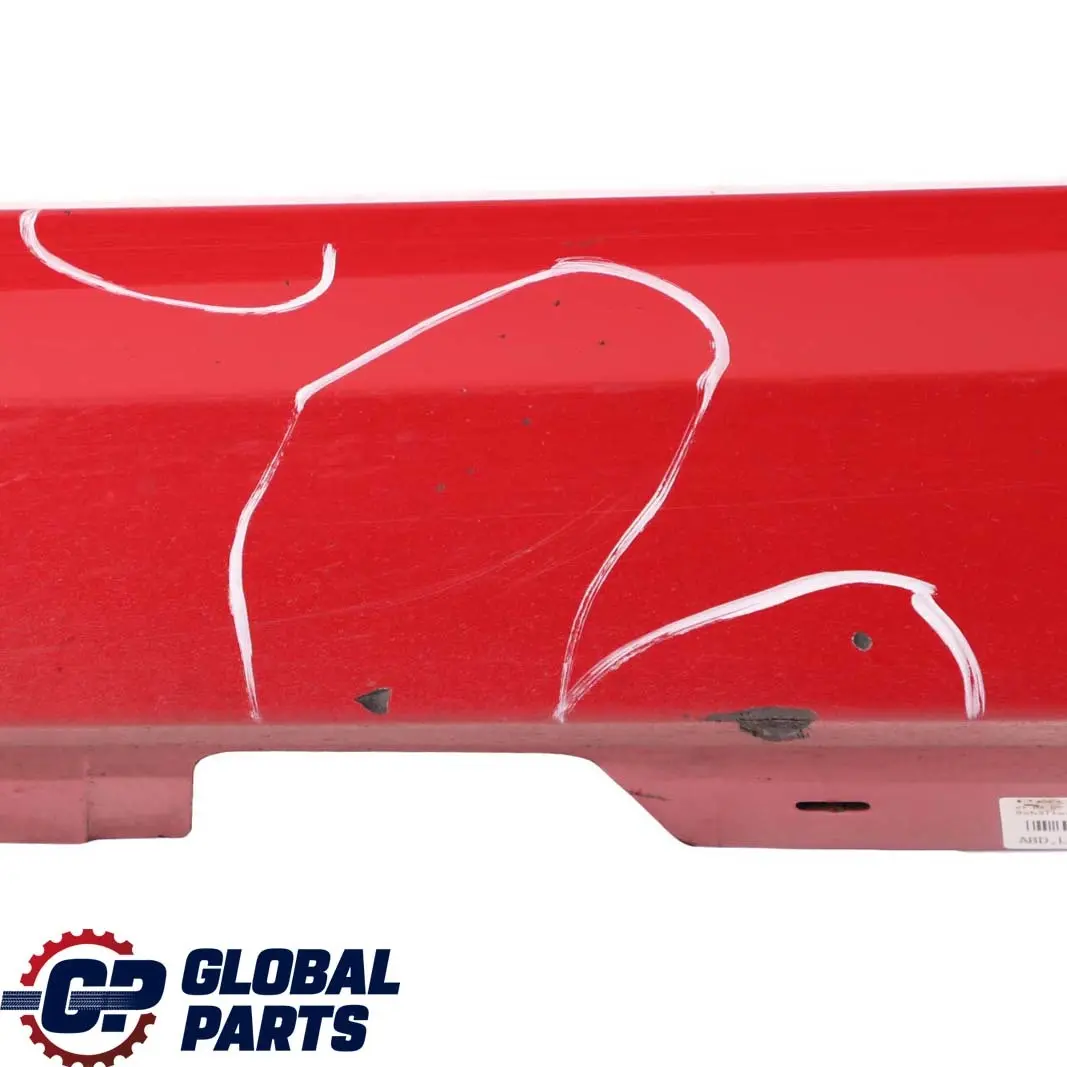 BMW 3 E90 E91 LCI Cover Sill Strip Side Skirt Left N/S Karmesinrot Red - A61